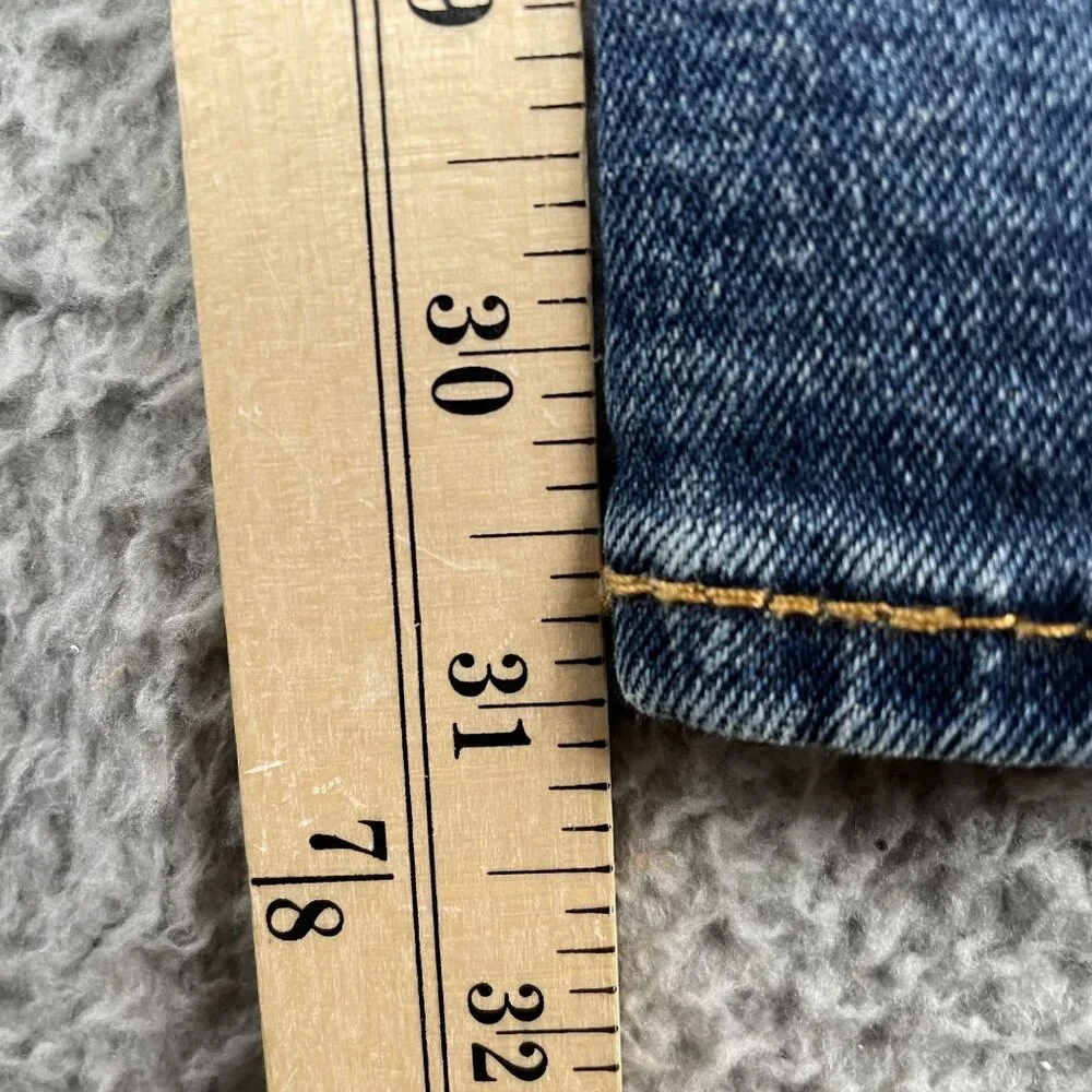 Levi's 501 XX Jeans Mens 32x32 Blue Button Fly Medium Wash Denim - Picture 6 of 9